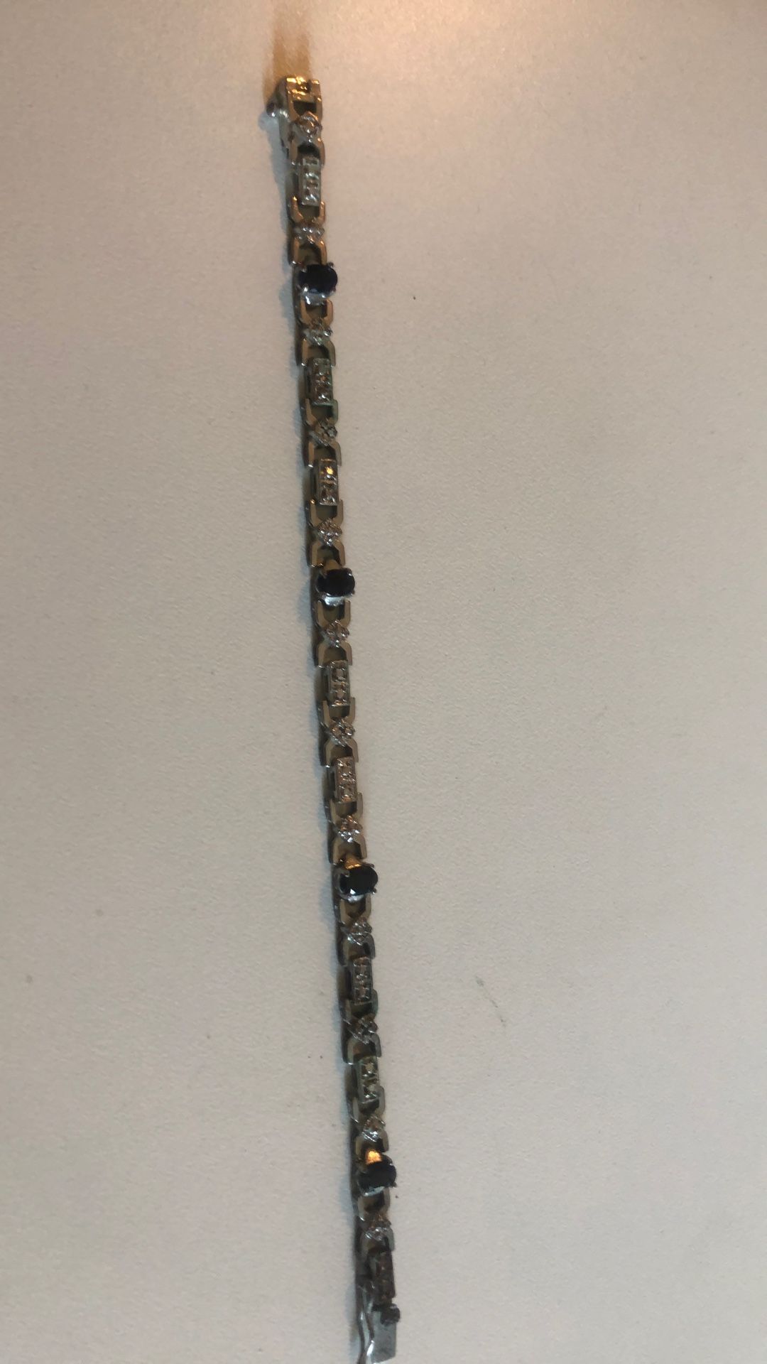Silver Bracelet With 4 Stones