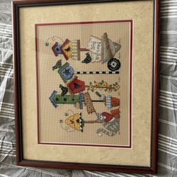 Needlepoint, Picture, Professional Framing
