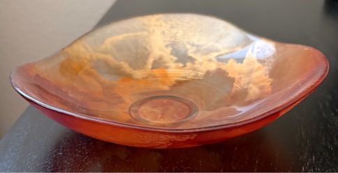 Pier 1 Imports Decorative Art Glass Bowl - 8"