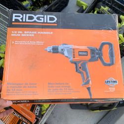 Ridgid Mud Mixer 1/2 Inch Spade Handle Mud Mixer 
