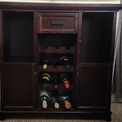 Tuscan Expandable Wine Bar in Espresso