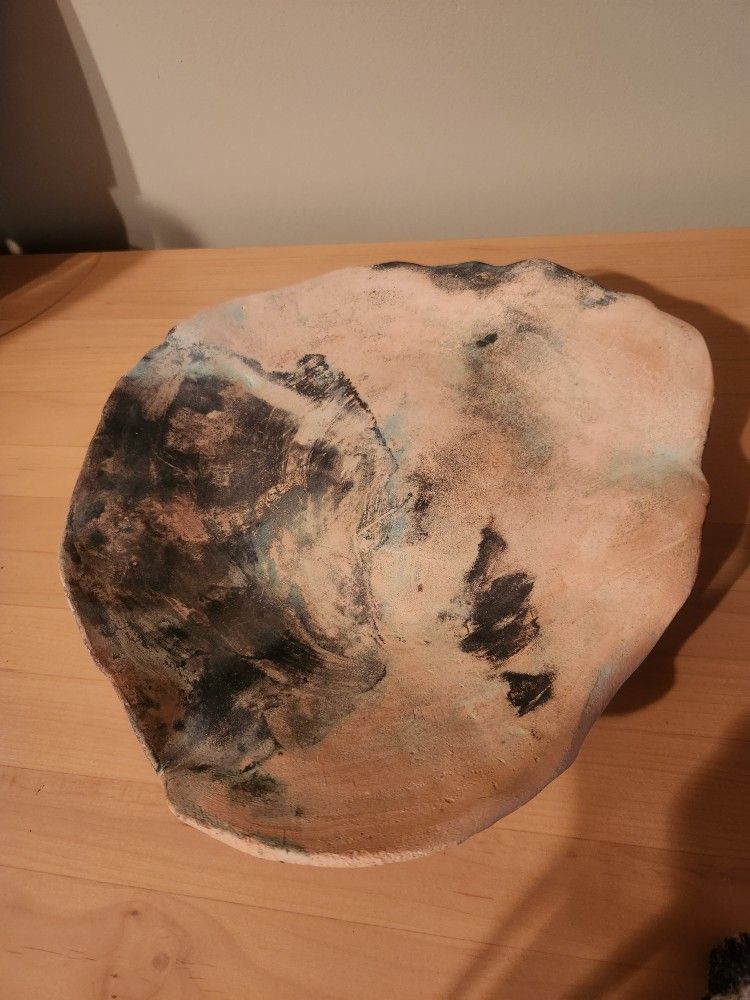 Decorative Raku Dish Platter