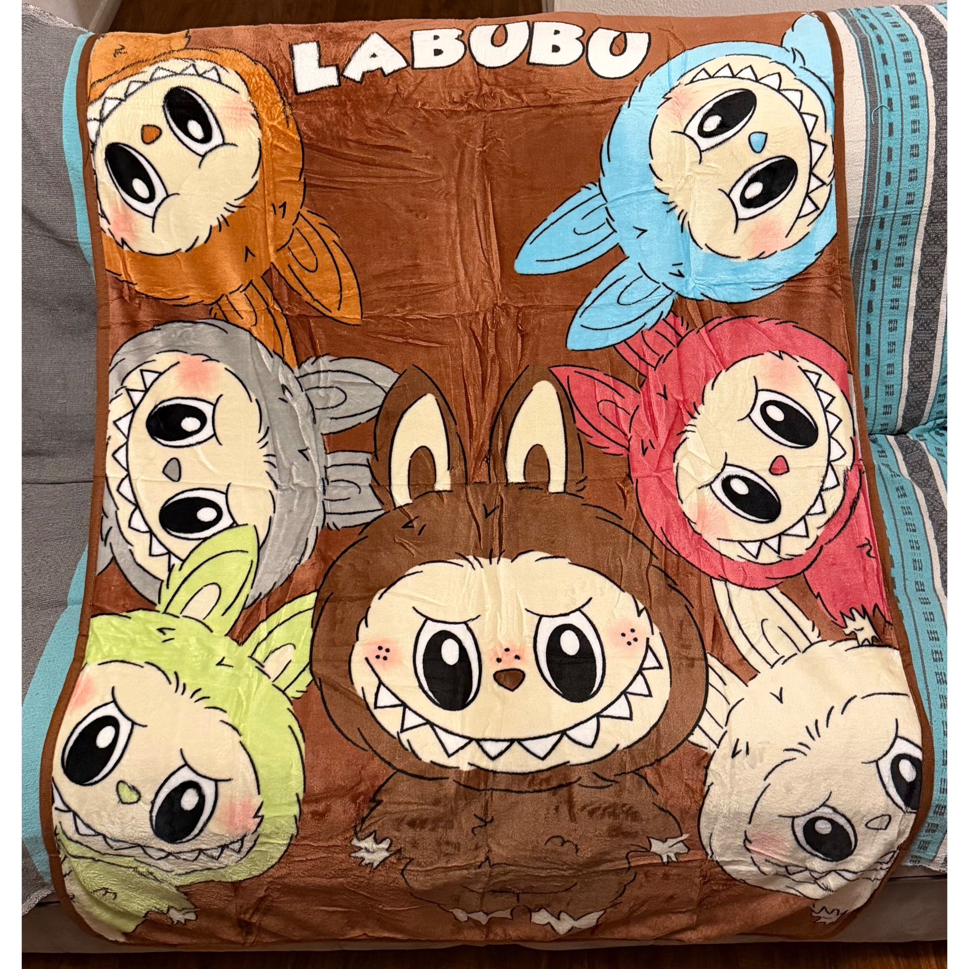 Labubu Blanket Size 40x55”