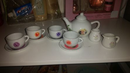 Disney Fairies ceramic tea set