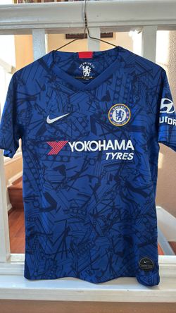 This is a Nike Chelsea 2019/20 home football shirt. 