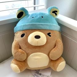 Frogma Bear Plush With Blue Hat