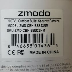 Zmodo 8 Channel DVD and 5 CMOS Bullet Security Camera 