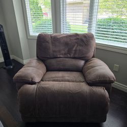 2 Microfiber Recliners - Taking Best Offer