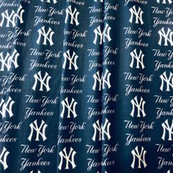 New York Yankees Baseball Sports Pattern Fabric/Tela Deportes Béisbol 