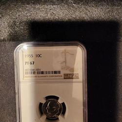 1955 10c Graded 