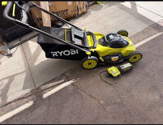 RYOBI 40V HP Brushless 20 in. Cordless Electric Battery Walk Behind Self-Propelled Lawn Mower with 6.0 Ah Battery and Charger
