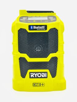 RYOBI P742 ONE+ 18V CORDLESS BLUETOOTH AM FM JOBSITE RADIO USED TOOL ONLY