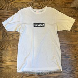 White Supreme Box Logo T-shirt