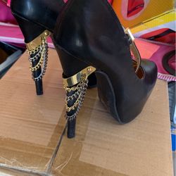 Black Platform Heels 