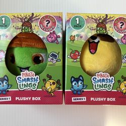 Pinata Smashlings Series 1 Plushy Box lot of 2