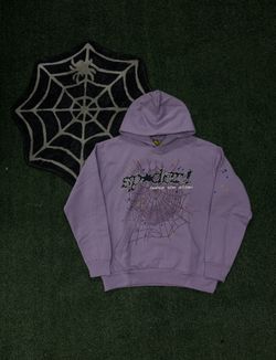 Sp5der Açaà Hoodie Purple