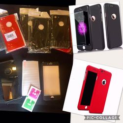 covers with tempered glass for iphone