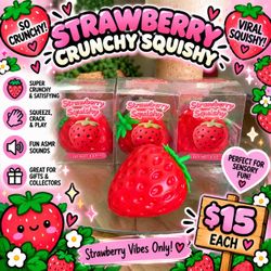 Crunchy Strawberry Squishy