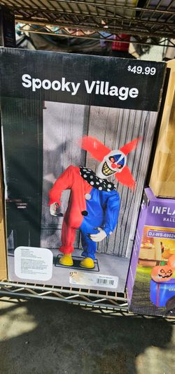 Animated Halloween Clown Decoration