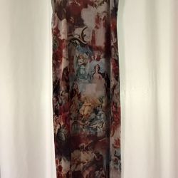 Angel/Heaven/Celestial print Long Dress 