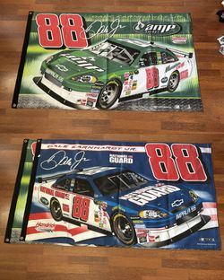 2 NASCAR Dale Earnhardt Jr Flags