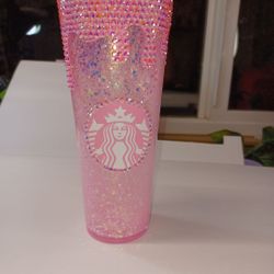 Brand New Handcrafted 24 Oz  Snow Globe Tumbler 