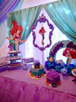 Little mermaid backdrop