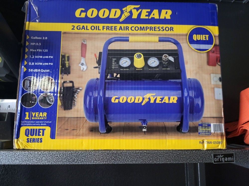 Brand New GOODYEAR 2 Gallon Air Compressor