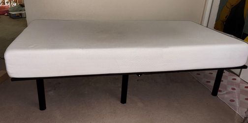 Matress Firm Twin size adjustable bed frame.