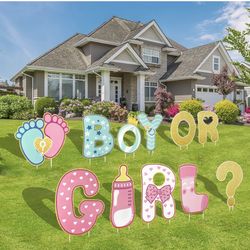 Gender Reveal Yard Sign