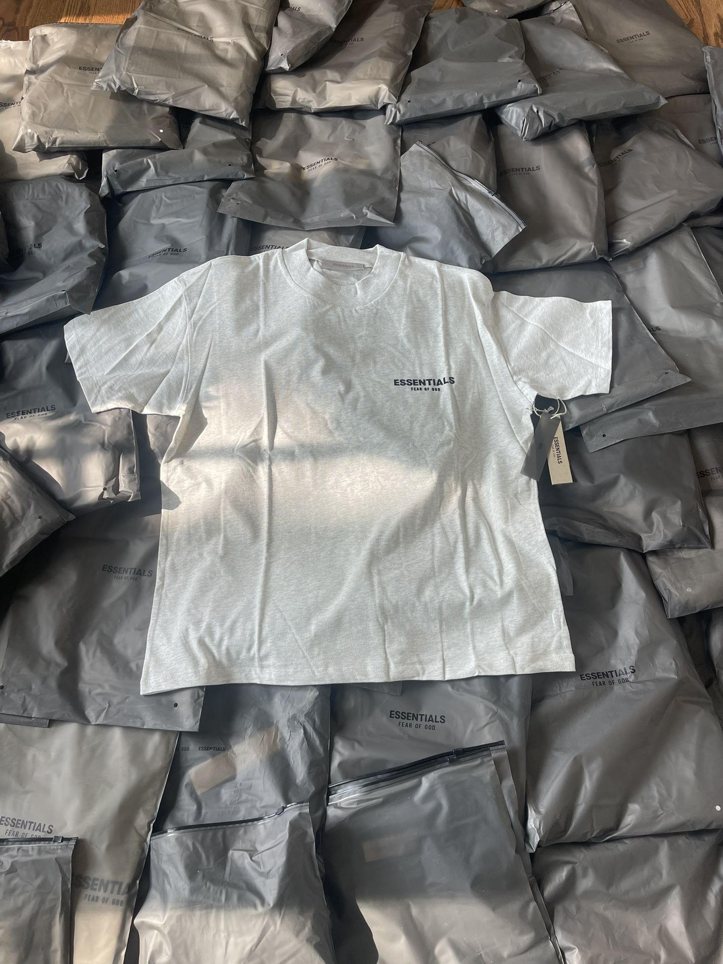 Light Oat Meal Essential T Shirt