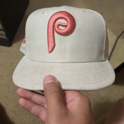 Phillies Hat Pink And Cream