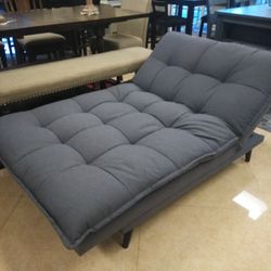 New. Comfy Futon. Grey Or Dark Grey. 