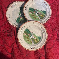Country Village Dinnerware-Plates or Bowls-by Newcor