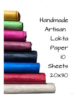 Handmade Lokta Craft Paper Deckle Edge 20x30