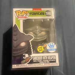 Shredder With Weapon Funko Exclusive 