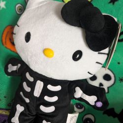 Hello Kitty Skeleton Halloween Greeter
