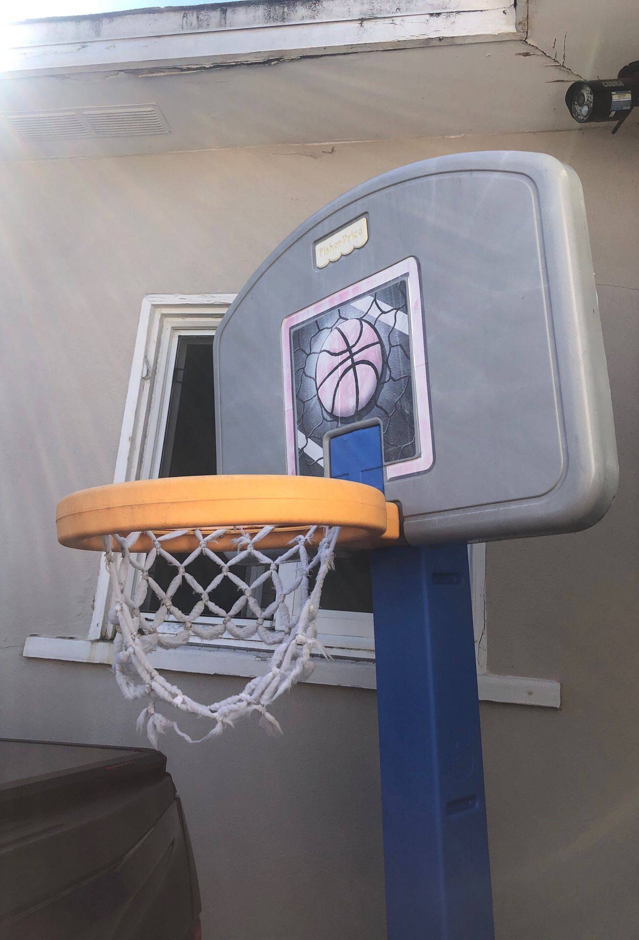 Kids basketball hoop moving must sell today!