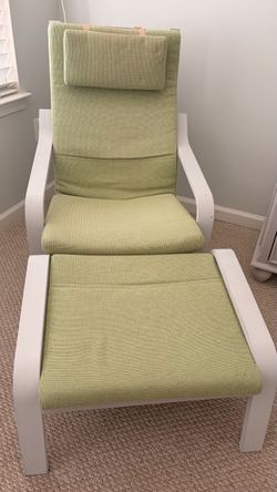 Chair with ottoman