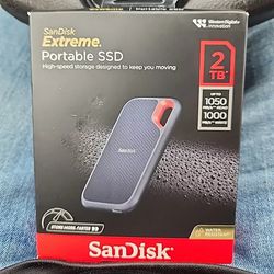Sandisk 2TB Extreme Portable External Hard Disk Drive
