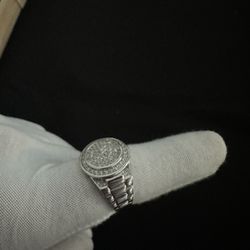 14k solid white gold Men’s Ring