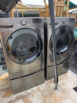 LG washer and dryer