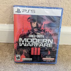Call of Duty : Modern Warfare III 3 2023 PS5 PlayStation 5 Blu-ray Disc Brand New