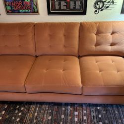 Cool Light Orange Couch