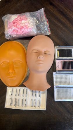 Eyelash extension mannequin