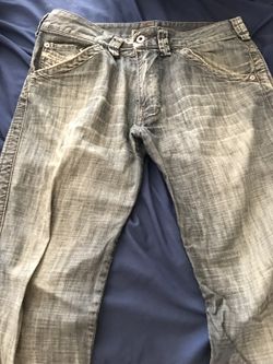 Diesel jeans size and model describing on the pictures