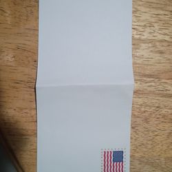 Envelope With Stamp 