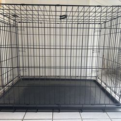 Top Paw 42” Dog Crate & Walk Through Gate