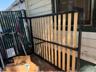 Queen size mattress and frame hundred dollars