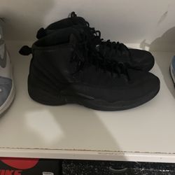 triple black jordan 12